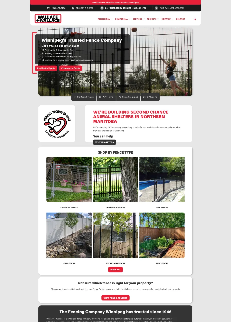 service page