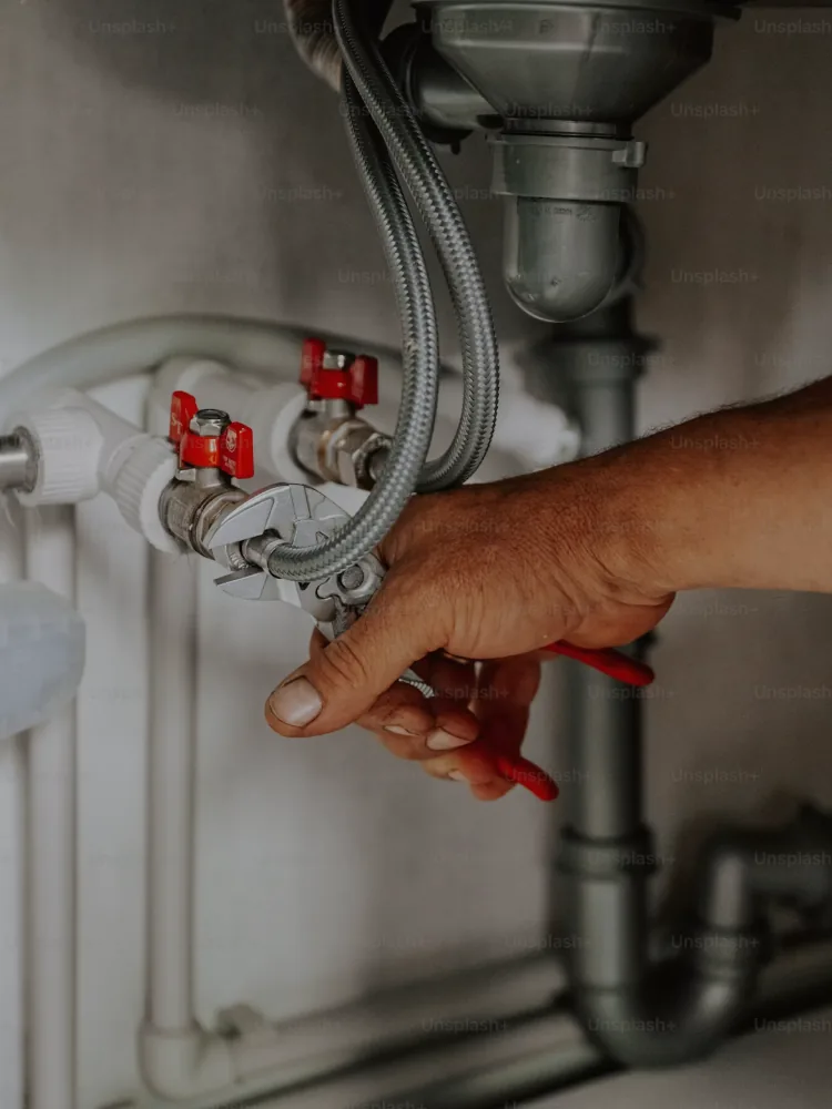 Plumbing job site